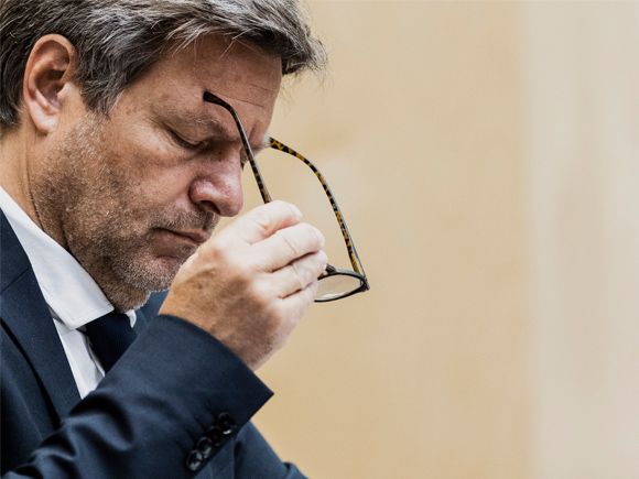 Lightning rod: Robert Habeck, the Green vice chancellor,  has become a frequent target of Germany’s far-right parties © Florian Gaertner/Photothek via Getty Images