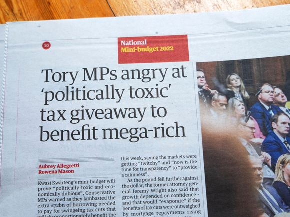 A mini-budget turned into a maxi-disaster © Kathy deWitt / Alamy Stock Photo