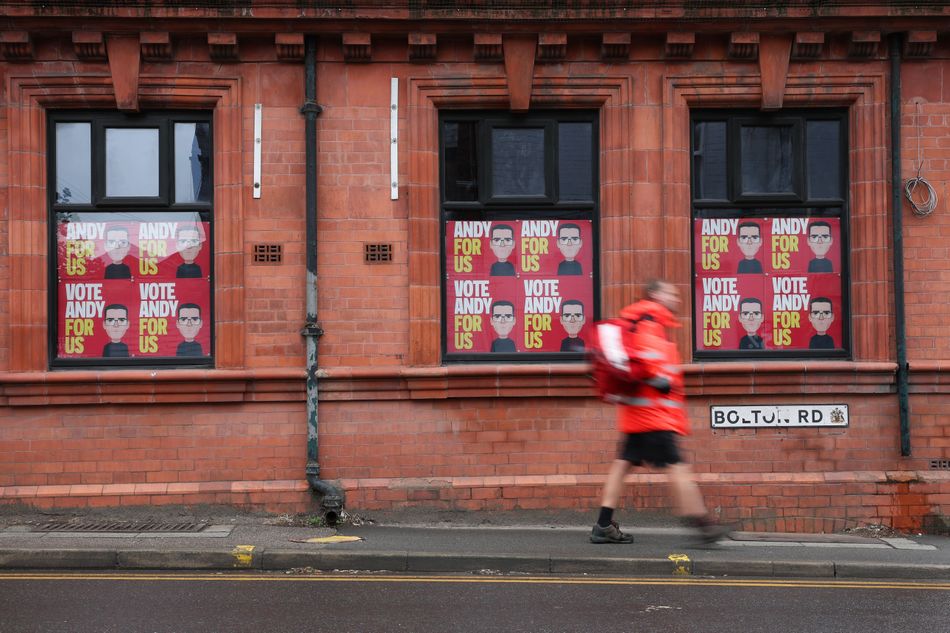 Burnham is on the ballot for the byelection in Makerfield, Greater Manchester, in June © Shutterstock