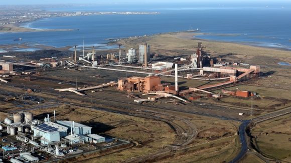 Redcar steelworks, set to be the site of a new green energy project