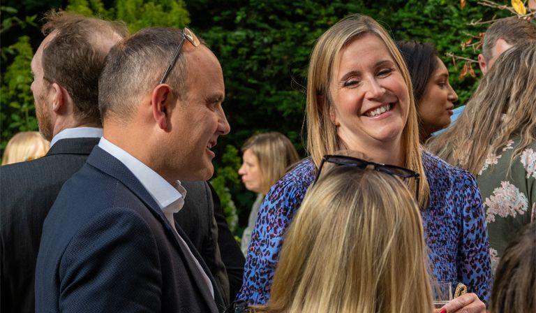 Mark Beard (left) and Louise Hayward, CEO, NOW Advertising © Sascha Klamp