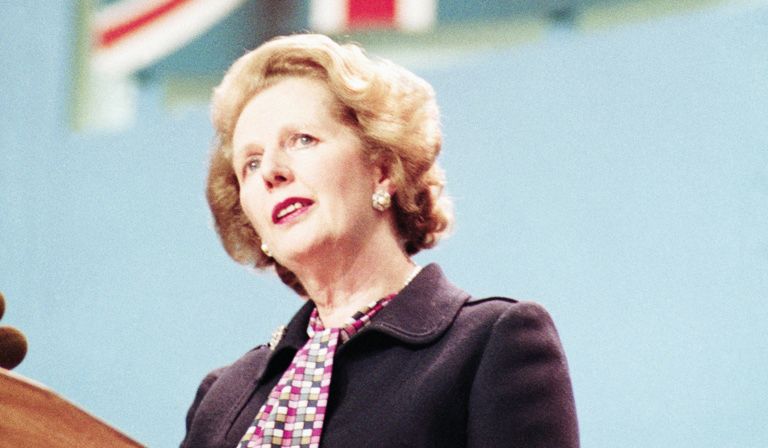 Fallen idol? National Conservatives repudiate many of the free market ideas of Margaret Thatcher. Photo: Bettmann / Getty images