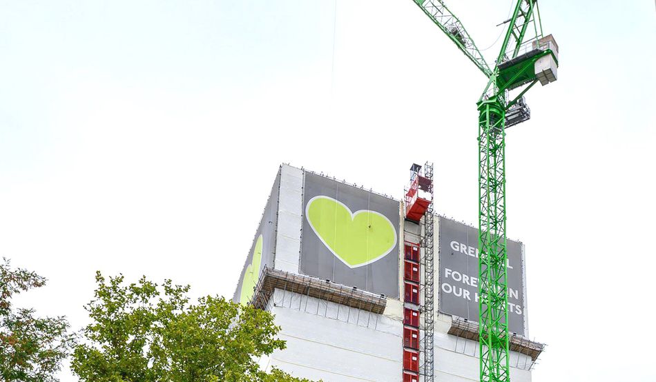 Grenfell, 10 years after the fire. Locals say they were not consulted over dismantling the tower. Photo by Alamy