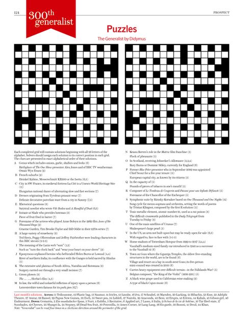 Prospect Crossword and Puzzles - Aug-Sep 2021