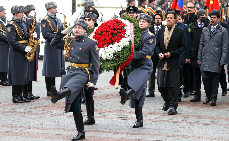 On the back foot: Khan’s ill-timed visit to Moscow on the eve of  war may have harmed his international image