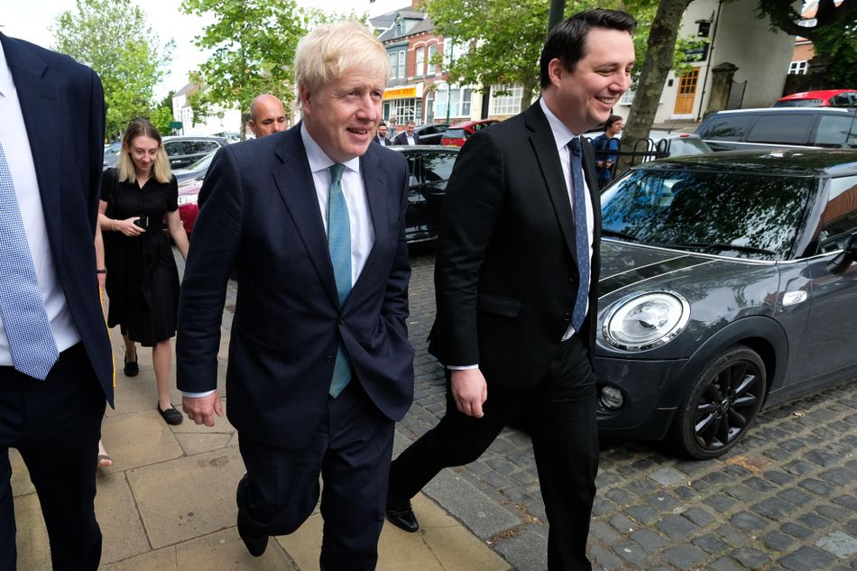 “Boris is always talking about Ben”: Johnson and Houchen on the campaign trail.