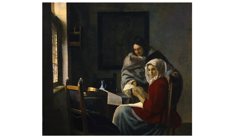 Johannes Vermeer, Girl Interrupted at Her Music, 1659–61. Image: The Frick Collection, New York. Photo by Joseph Coscia Jr