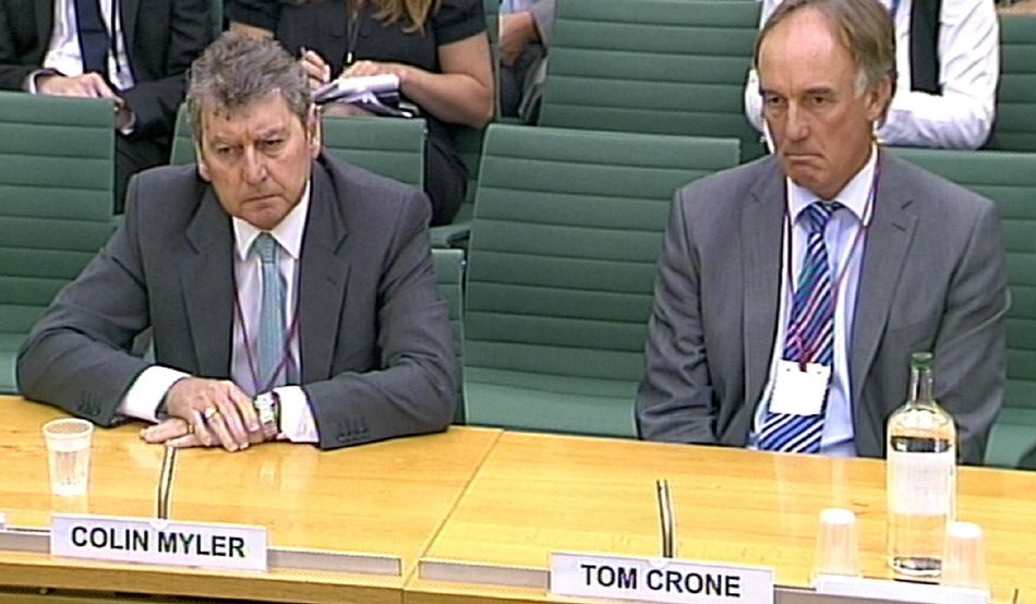 News of the World lawyer Tom Crone—pictured giving evidence in parliament—always knew the “one rogue reporter” narrative was false © Alamy