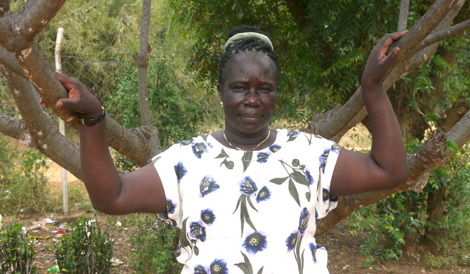 Jesca Ruth Ataa is the head of Nakere Rural Women Activist, overseeing a range of peacebuilding groups in this remote region. (Sophie Neiman) 