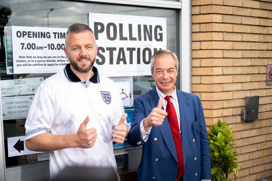Nigel Farage says white working-class boys “are being failed on a massive scale”. Image: Benjamin Wareing/ Alamy