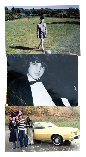 Mark’s childhood and teenage years (top, middle) instilled a kind of patriotism which hardened when he moved to the US  as a student (bottom)