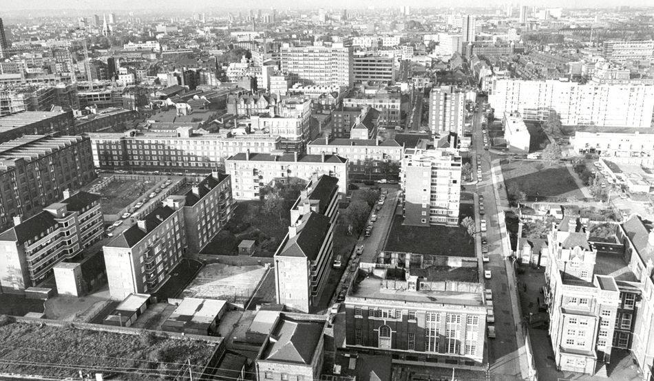 Formative experience: a housing estate in Tower Hamlets, east London, in the 1970s © Mike Hollist/ANL/Shutterstock