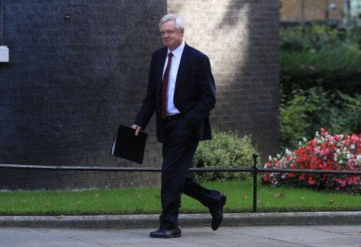 Brexit Secretary David Davis arriving in Downing Street, London, for a Cabinet meeting ©Jonathan Brady/PA Wire/Press Association Images