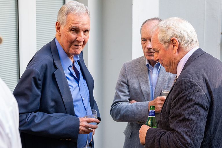 The Revd Johnathan Aitken, Simon Jenkins and Adam Boulton © Sascha Klamp