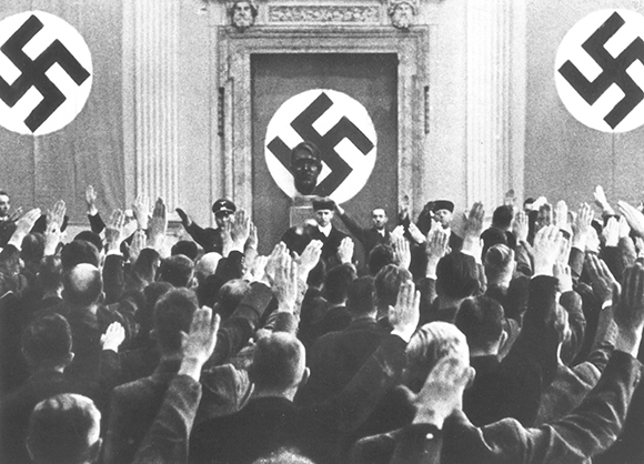Justice perverted: A trial conducted by the Nazis at the so-called “People’s Court." © Sueddeutsche Zeitung Photo/Alamy Stock Photo