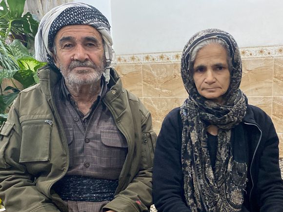 Khdir Abdulla and Zainab Hassan, whose son Hedi has been missing since 2021