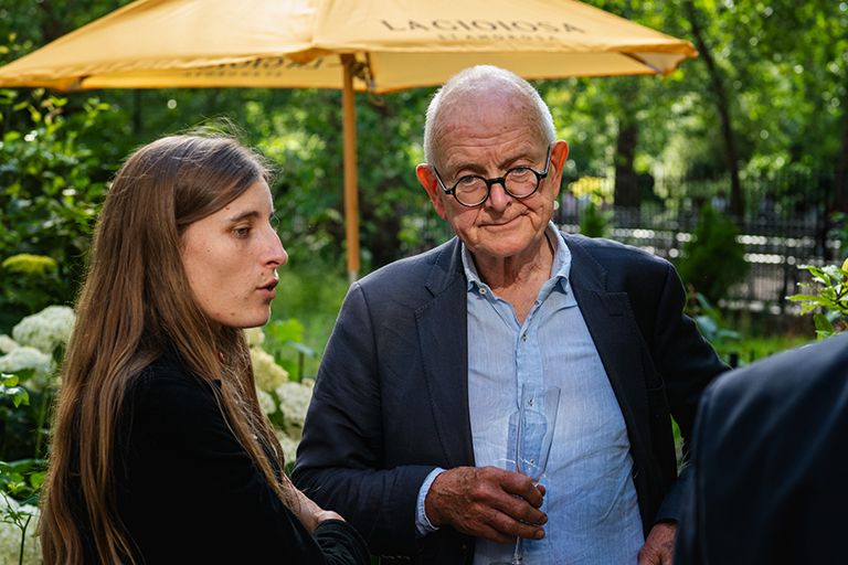 Prospect Lives columnist Tilly Lawless in conversation with neurosurgeon and author Henry Marsh © Sascha Klamp
