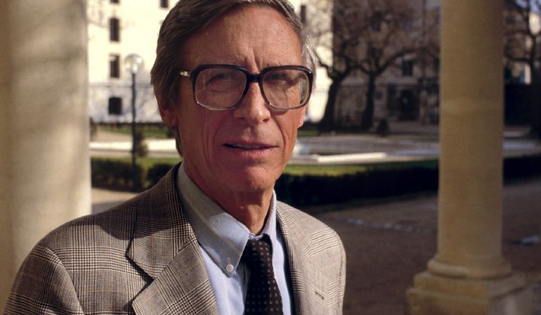 Laying the ground rules: John Rawls in Paris (1987) © Frederic Reglain Gamma Rapho via Getty Images 