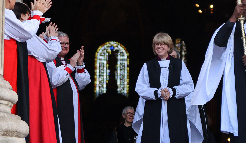 Sarah Mullally is elected Archbishop of Canterbury at St Pauls Cathedral, 28th January. Photo by Mark Thomas / Alamy