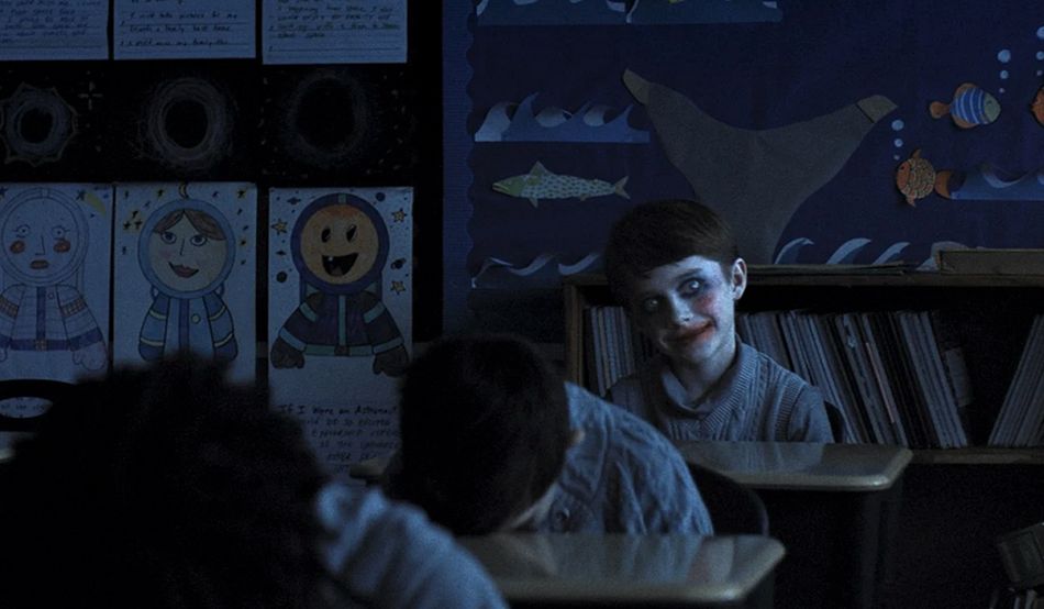 The back of the class is not the place to be in ‘Weapons’. Image: Warner Bros Pictures