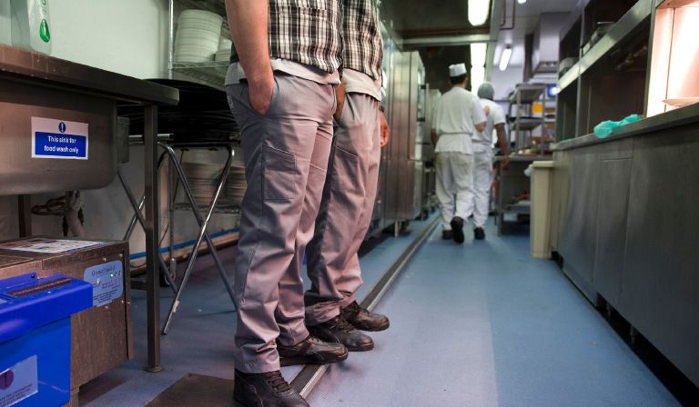 Work works: the Brixton Clink, whose staff are pictured here, helps prisoners prepare for life outside © Justin Tallis/AFP via Getty Images