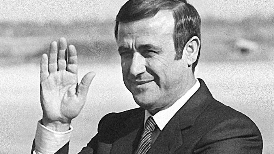 Rifaat al-Assad in Damascus in 1984. Image: Getty Images