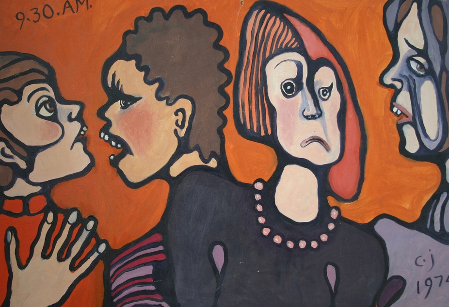 “9.30am” (1974) by Charlotte Johnson Wahl. Image: Estate of the artist