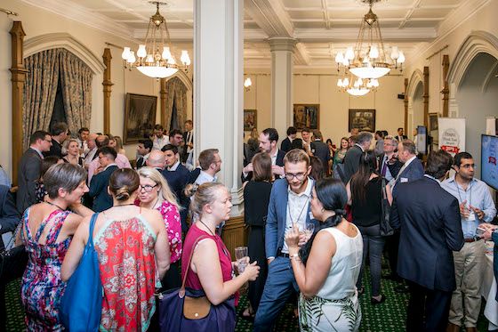 Guests gather before the 2019 Think Tank Awards ceremony. Photo: Tom Hampson