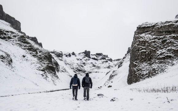 People walking at the Winnats Pass in Peak District National Park. Photo: PA