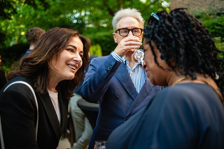 Nigella Lawson, Peter Yorke and Anne Alexander