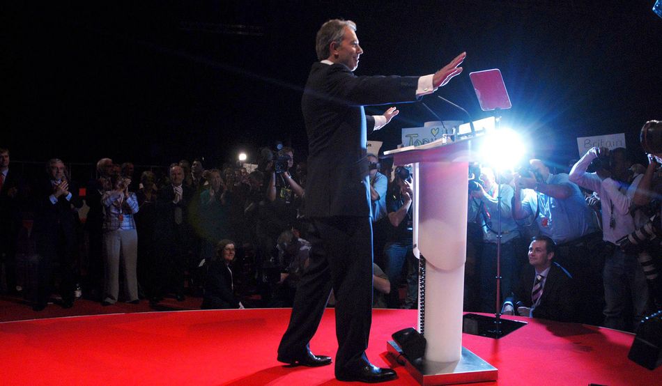 In his last speech at Labour conference, in 2006, Blair identified that globalisation had created “a cadre of undeserving losers” © Ray Tang/Shutterstock