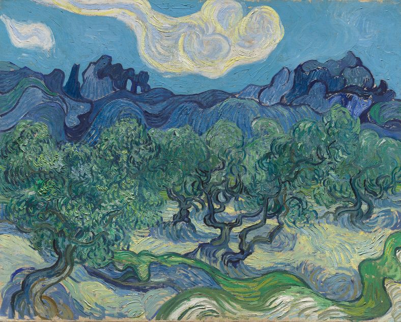 “The Olive Trees” (1889) by Vincent van Gogh. Image: The Museum of Modern Art, New York / Scala, Florence