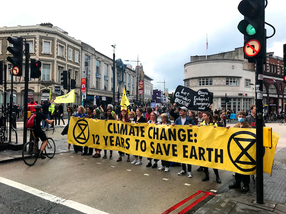 No excuse for inaction: climate protesters in London in 2019. Image: John Keeble / Getty Images