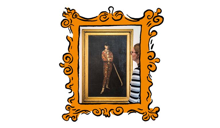 The Artist's Daughter, Nancy, as a Harlequin © Paul Quezada-Neiman / Alamy