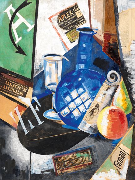Revolutionising the field:  above, “Still Life” (1913)  by Alexandra Exter