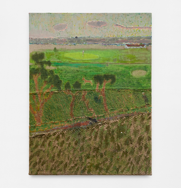 “Afternoon of a Faun” (2025) by Andrew Cranston, painted in response to Avery’s “Boathouse by the Sea”. Image: Artist Studio / Andrew Cranston