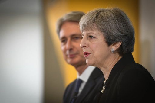 Prime minister Theresa May and Chancellor Philip Hammond ©Stefan Rousseau/PA Wire/PA Images