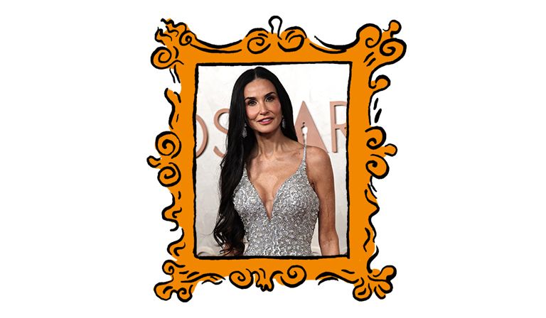 Demi Moore at the 2025 Oscars © ZUMA Press, Inc. / Alamy