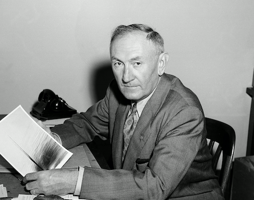 Fritz Zwicky, far left, calculated that there was much more dark matter than visible matter in the Universe. Photo:  ANONYMOUS/AP/SHUTTERSTOCK