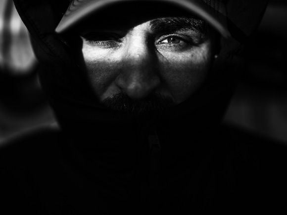 © Joel Goodman – all rights reserved. “JAVED” close to where he’s staying, outside of Leeds City Centre.
