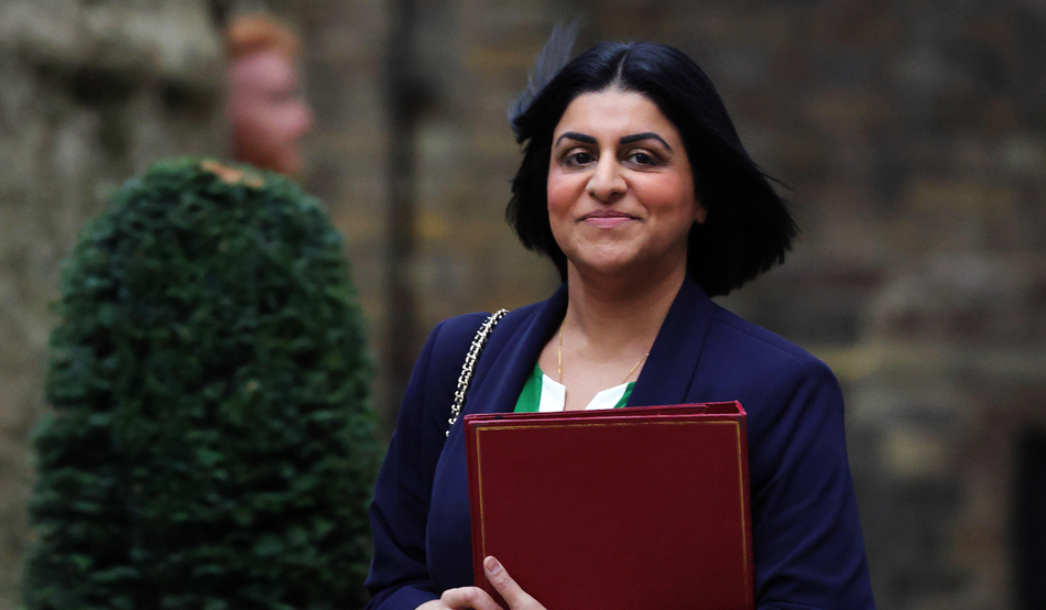 Shabana Mahmood arriving for the cabinet meeting this week. Image: Uwe Deffner / Alamy