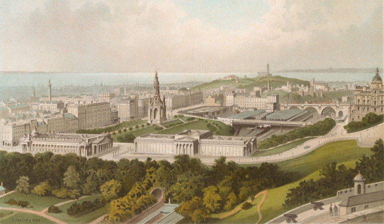 Modern developments: Edinburgh’s New Town in the 18th century © Look and Learn / Bridgeman Images