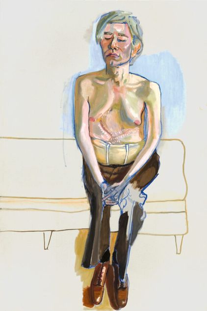 Hemmed in: Andy Warhol by Alice Neel, 1970. Image: © The Estate of Alice Neel. Courtesy The Estate of Alice Neel