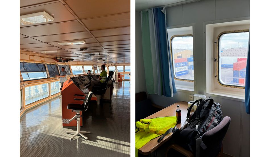 The Timca is staffed by a crew of 20 people—and no-one on board knows exactly what the ship is carrying. Images courtesy of James Ball.
