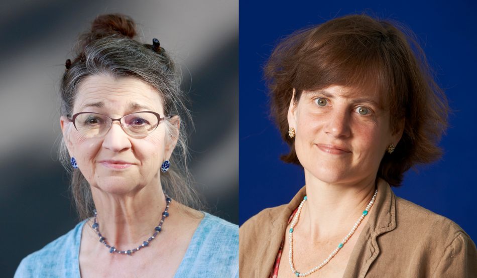 Marina Warner (left) is a former president of the RSL. Maggie Fergusson (right) was editor of the RSL’s “Review”. Credit: Geraint Lewis / Eyevine, Chronicle / Alamy Stock