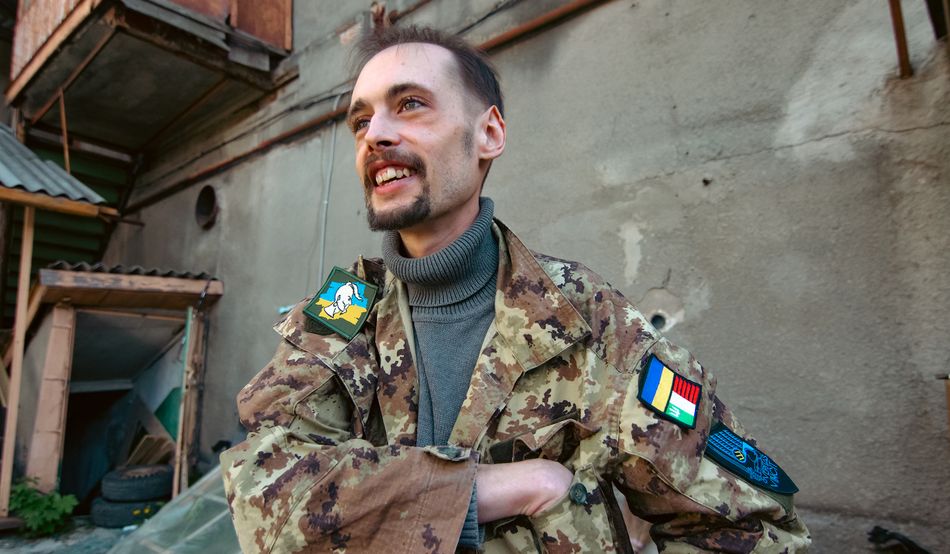 Patrick Cassanelli, now fighting to defend Ukraine. Photo: Jen Stout
