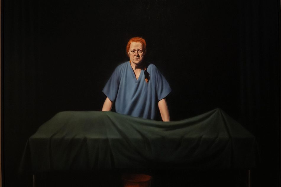 Haunted: “Unknown Man” (2019), Ken Currie’s portrait of Sue Black. Image: PictureLibrary / Alamy