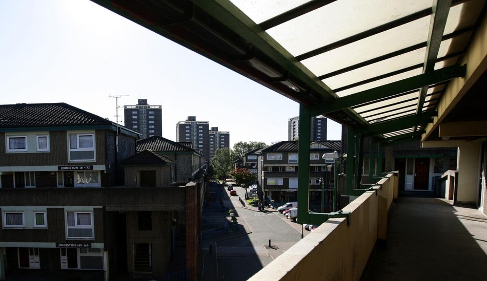 The Lower Falinge Estate in Rochdale, where the majority of working-age adults claim benefits. Photo: PA