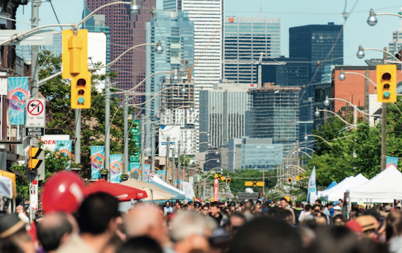 A multicultural crowd gathers for the Dundas West festival in the Little Portugal area of Toronto. Photo: TRANSCENDENTAL GRAPHICS/GETTY IMAGES, ROBERTO MACHADO NOA/LIGHTROCKET VIA GETTY IMAGES