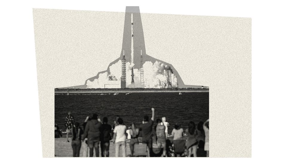 Blue Origin’s New Glenn rocket, which has launched Nasa satellites towards Mars, is key to US plans for another moon landing © Alamy